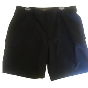 PGA Pro Tour Black Golf Shorts Size 38, Stretch Comfort Waist 9" Inseam